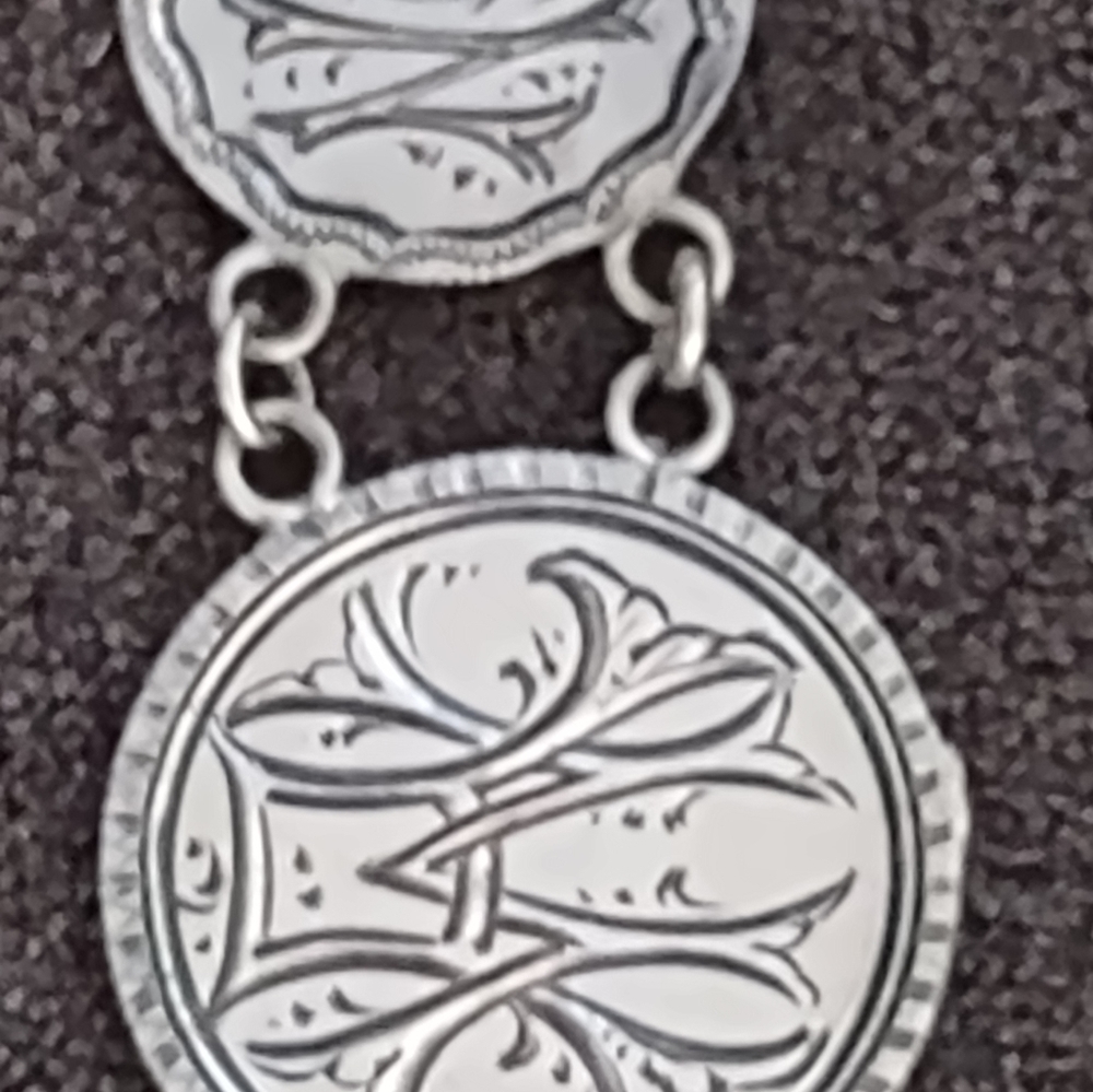 VINTAGE silver coin bracelet - Picture 2 of 11